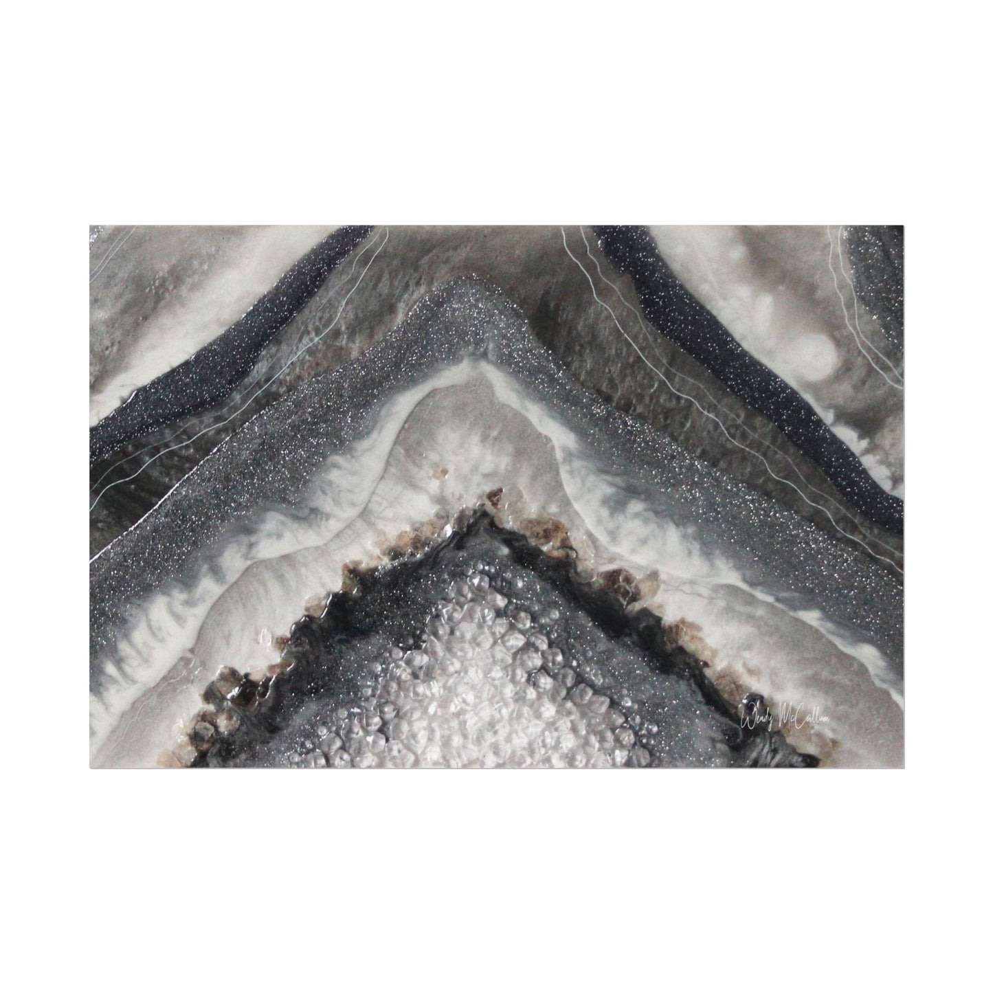 Grey Moonstone Fine Art Print - Splendour