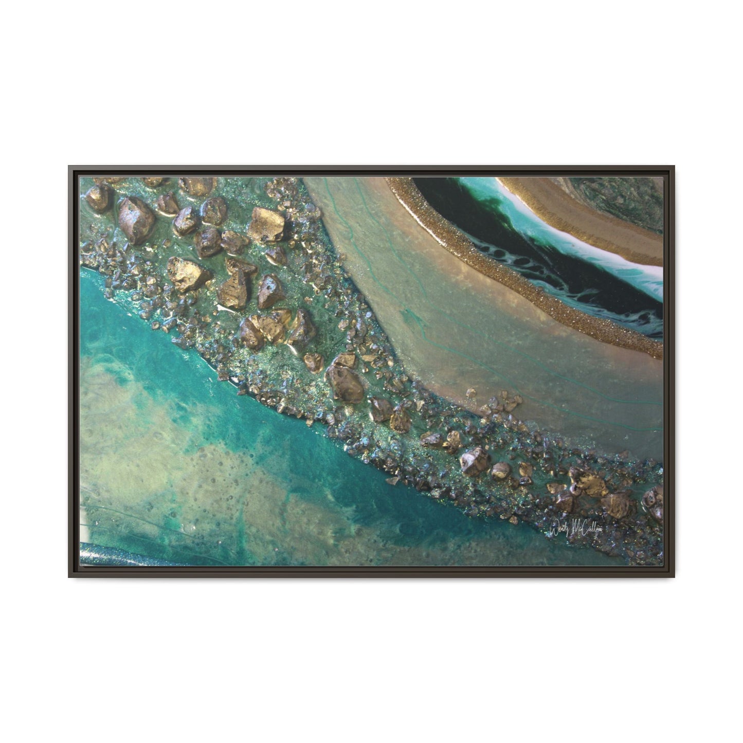 Dioptase Framed Print - Grace