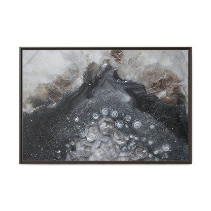 Grey Moonstone Framed Print - Elegance