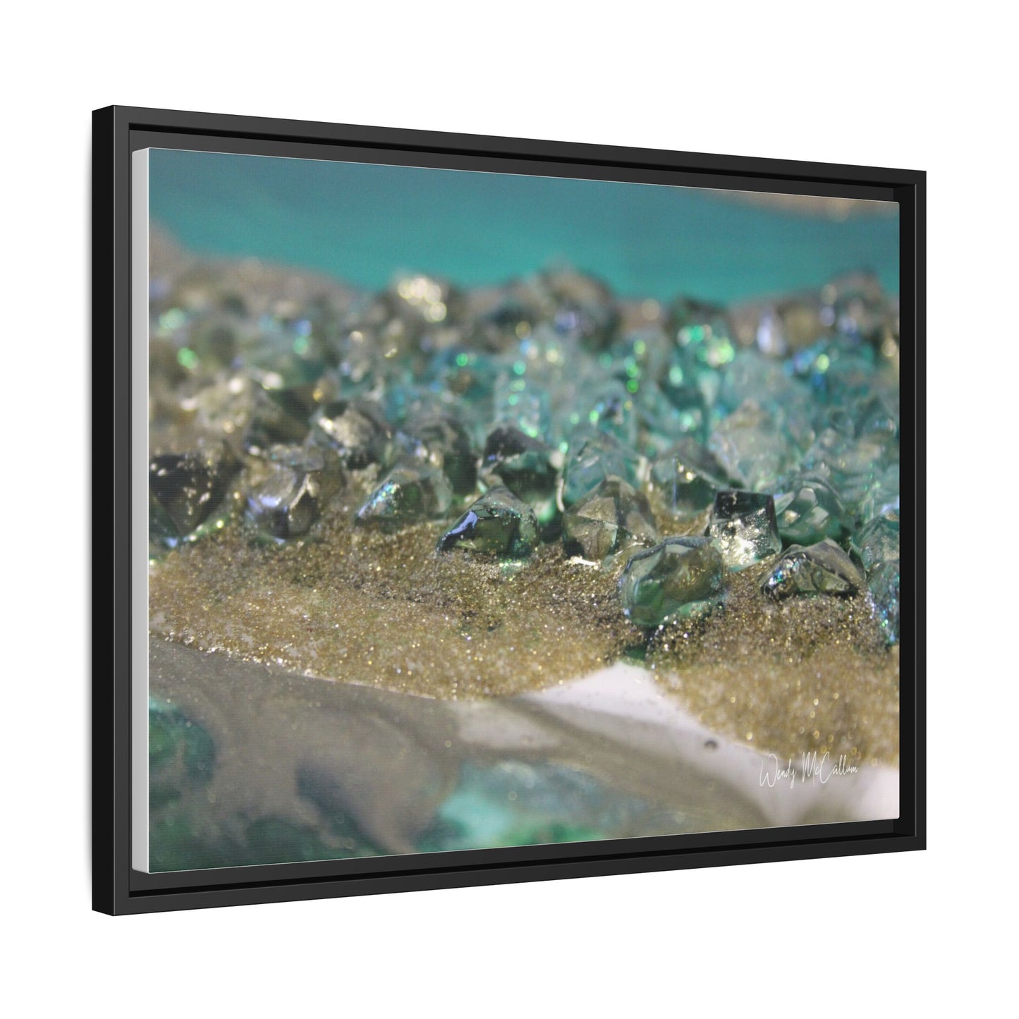 Dioptase Framed Print - Elegance