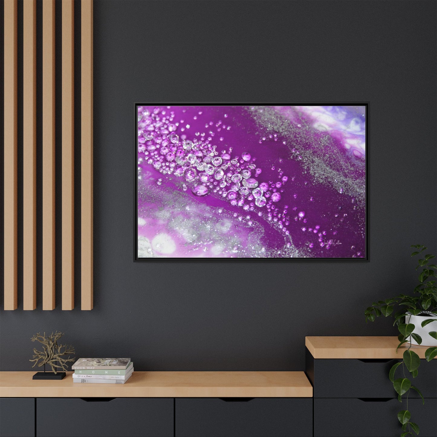 Amethyst Dreams Framed Print - Grace