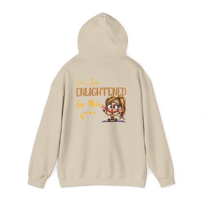 Too Enlightened for This Sh*t – Yoga Girl Meditation Hoodie