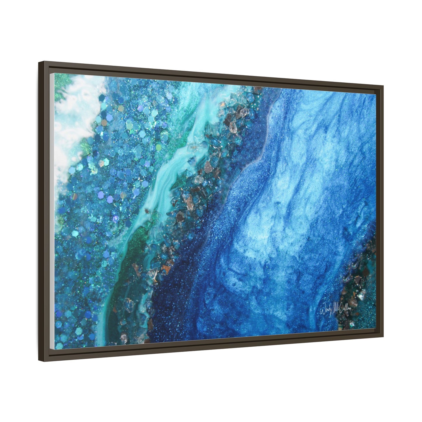 Elucidation Framed Print - Opulence