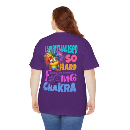 I Spiritualised Too Hard… I Think I’ve Blown a Chakra – Funny Rainbow Chick T-Shirt