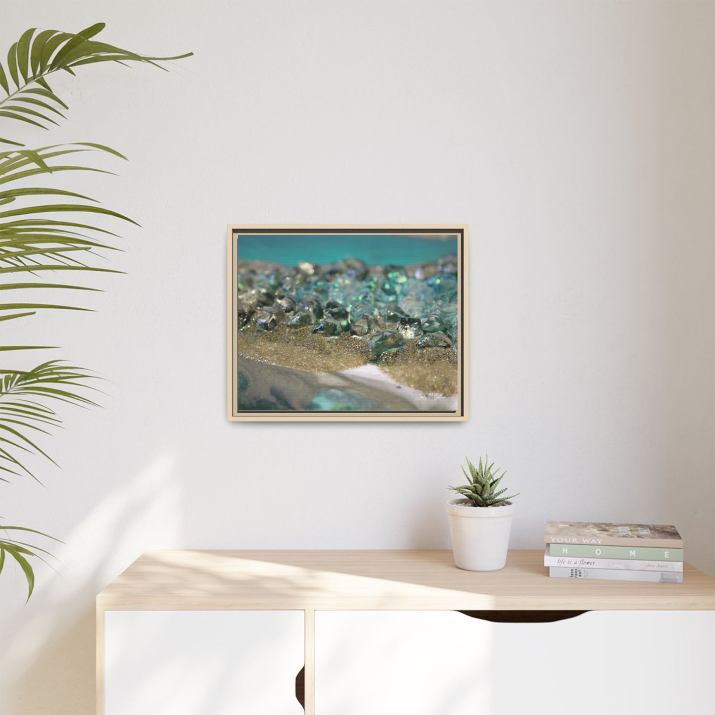 Dioptase Framed Print - Elegance