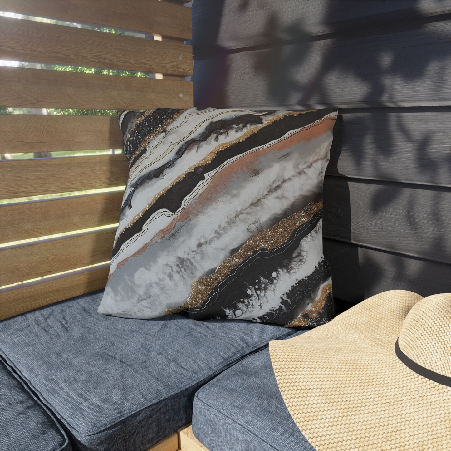 Alchemy Splendour Outdoor Pillow - Patio Cushion