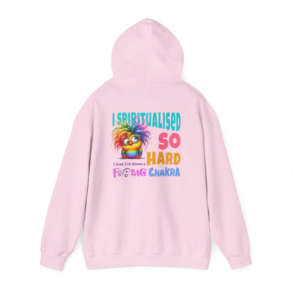 I Spiritualised Too Hard… I Think I’ve Blown a Chakra – Funny Rainbow Chick Hoodie