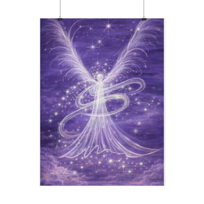 Archangel Zadkiel – Abstract Angel Fine Art Print Compassion, Forgiveness, Transformation