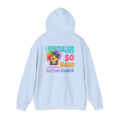 I Spiritualised Too Hard… I Think I’ve Blown a Chakra – Funny Rainbow Chick Hoodie