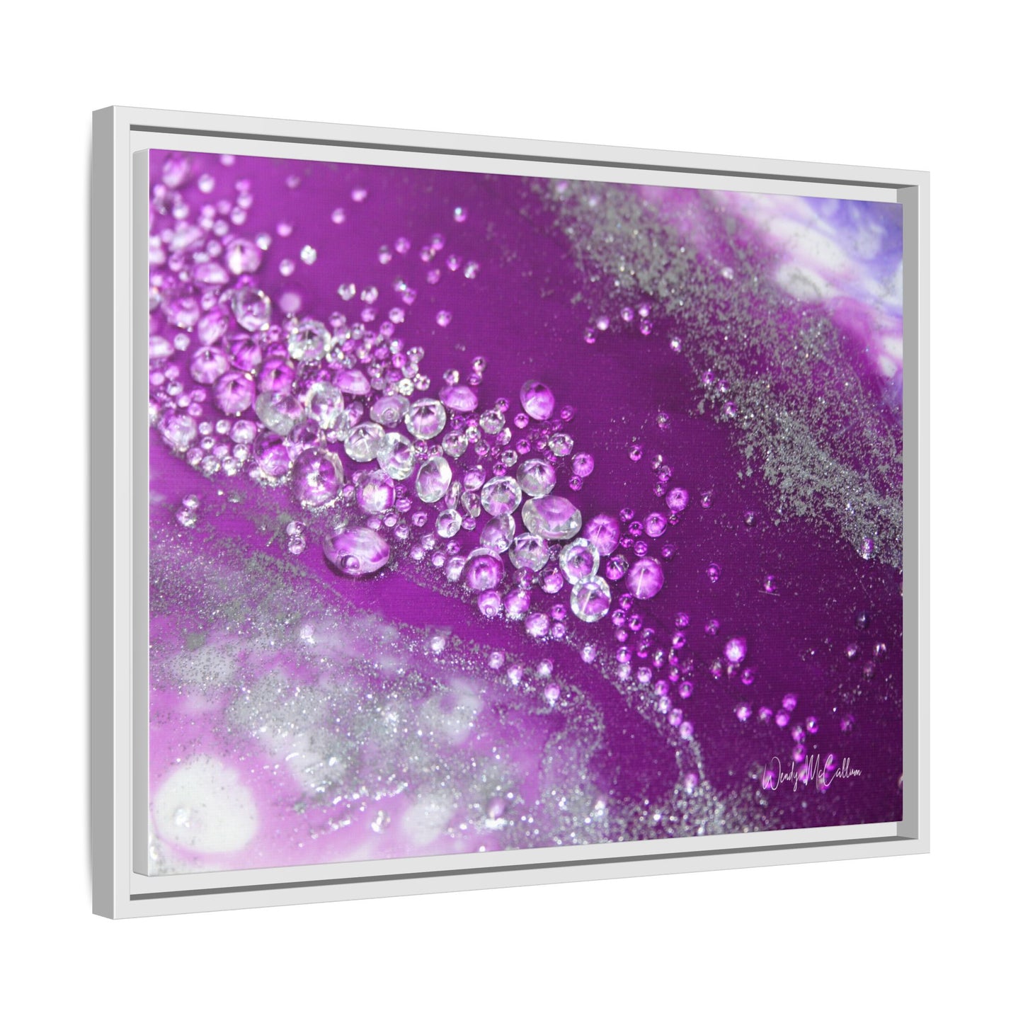 Amethyst Dreams Framed Print - Grace