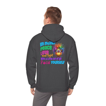 I’m Mainly Peace, Love & Light… with a Little Bit of “Go F💫ck Yourself” – Naughty But Nice Hoodie