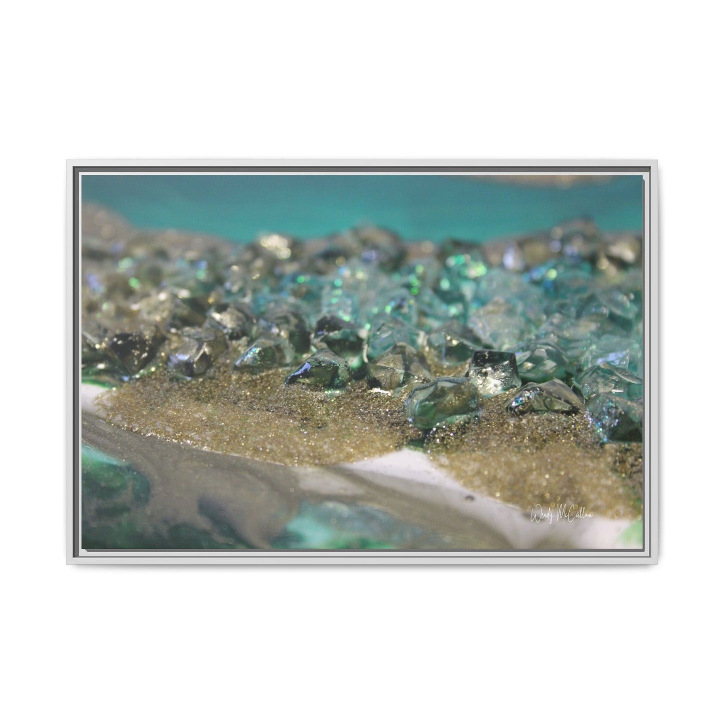 Dioptase Framed Print - Elegance