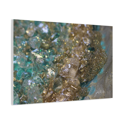 Dioptase Canvas Wall Art - Opulence