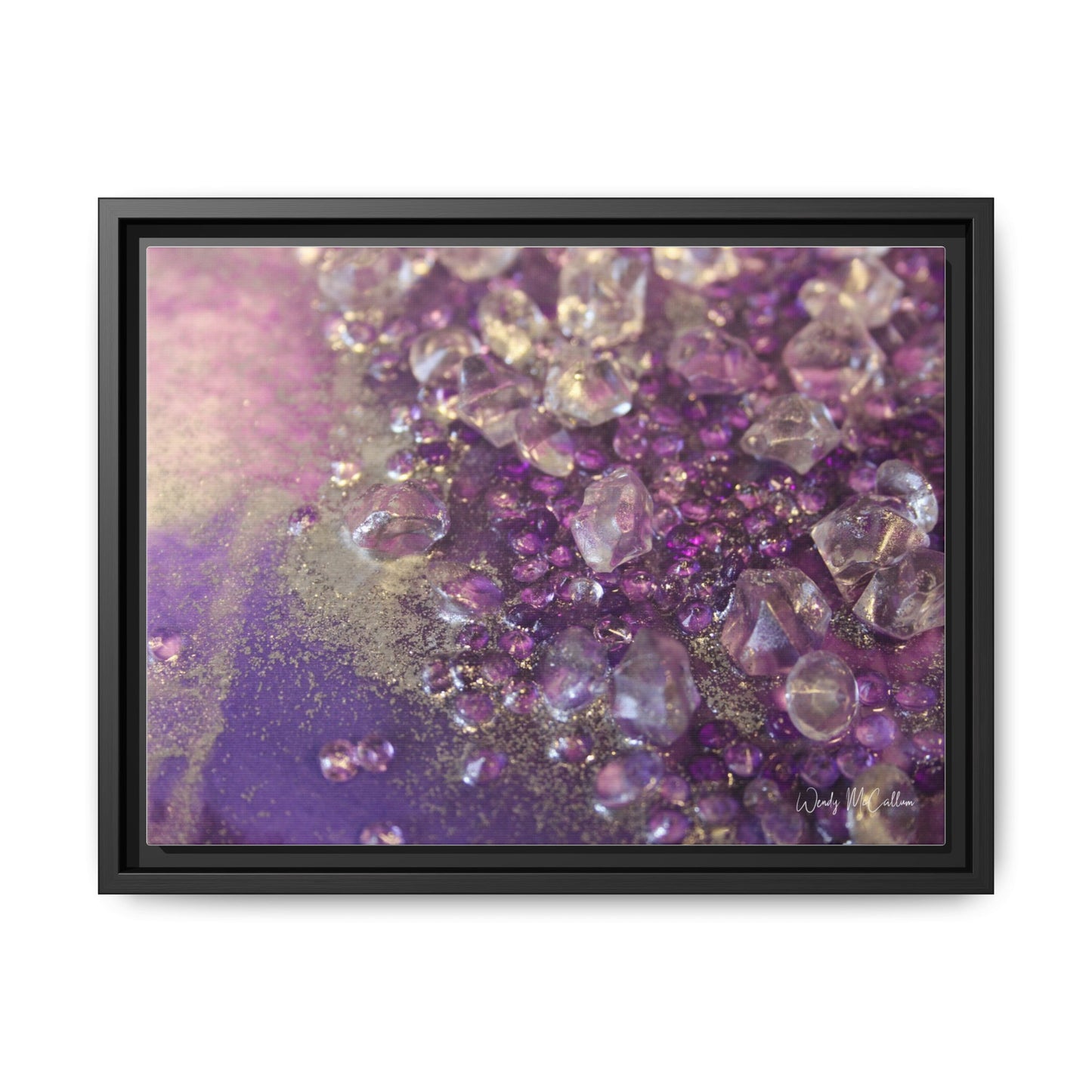 Amethyst Dreams Framed Print - Opulence
