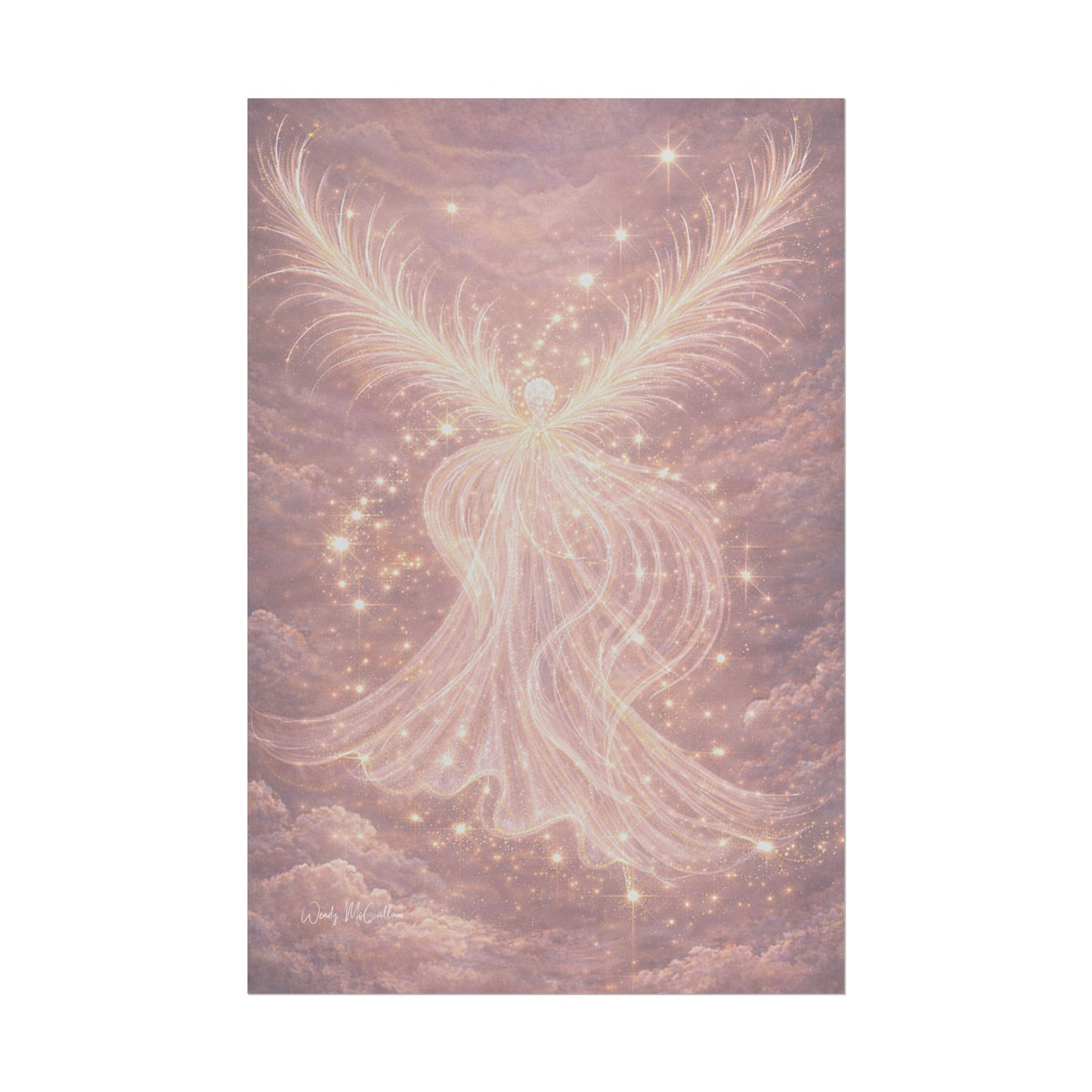 Archangel Chamuel – Fine Art Print | Angel of Love, Peace & Emotional Healing