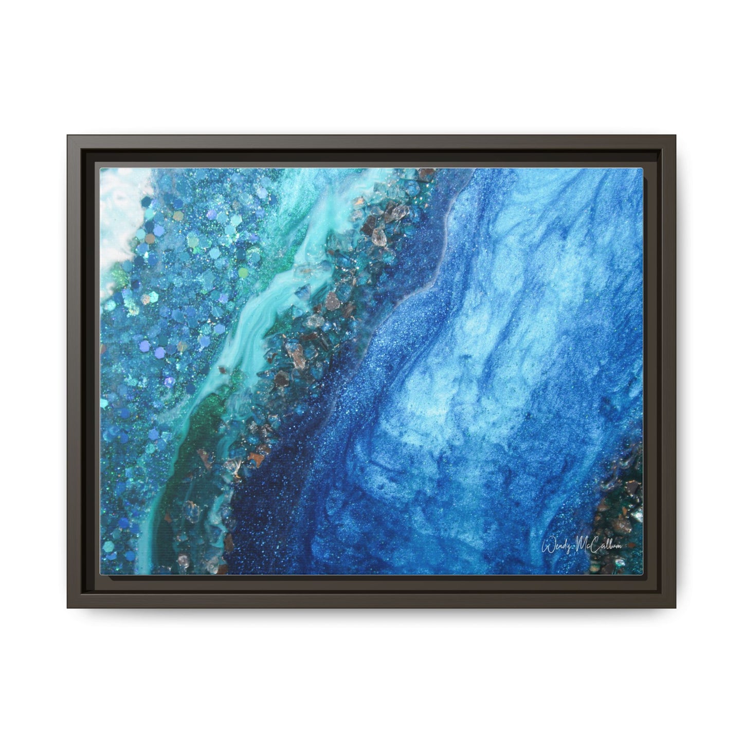 Elucidation Framed Print - Opulence