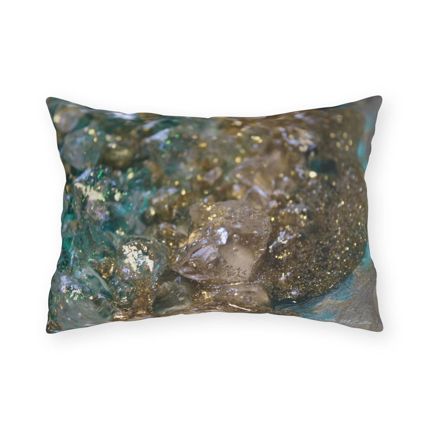 Dioptase Opulence Outdoor Pillow - Patio Cushion