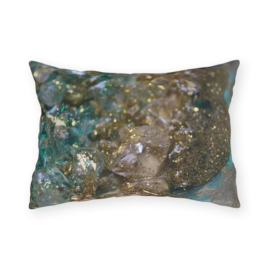 Dioptase Opulence Outdoor Pillow - Patio Cushion