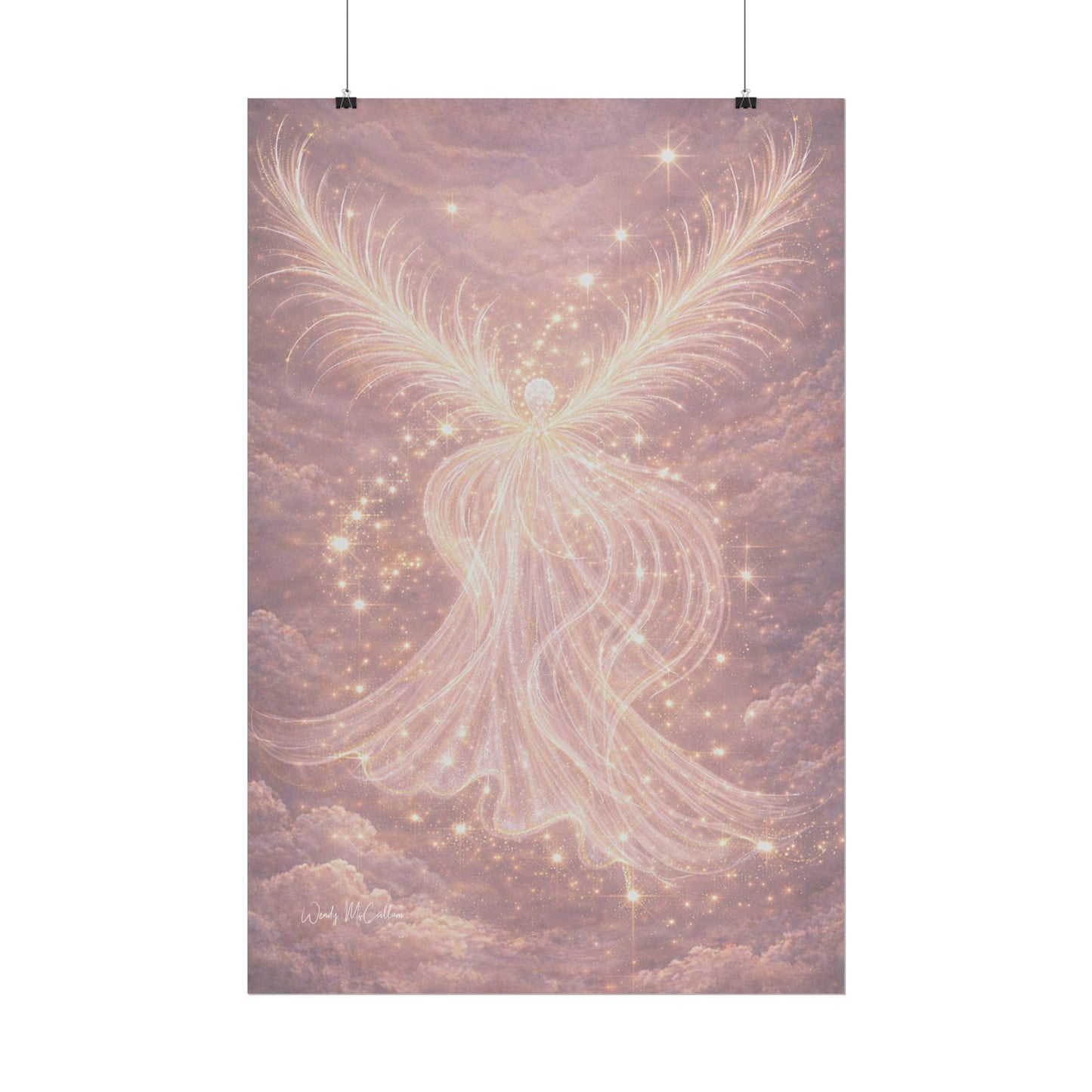 Archangel Chamuel – Fine Art Print | Angel of Love, Peace & Emotional Healing