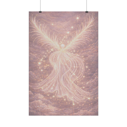 Archangel Chamuel – Fine Art Print | Angel of Love, Peace & Emotional Healing
