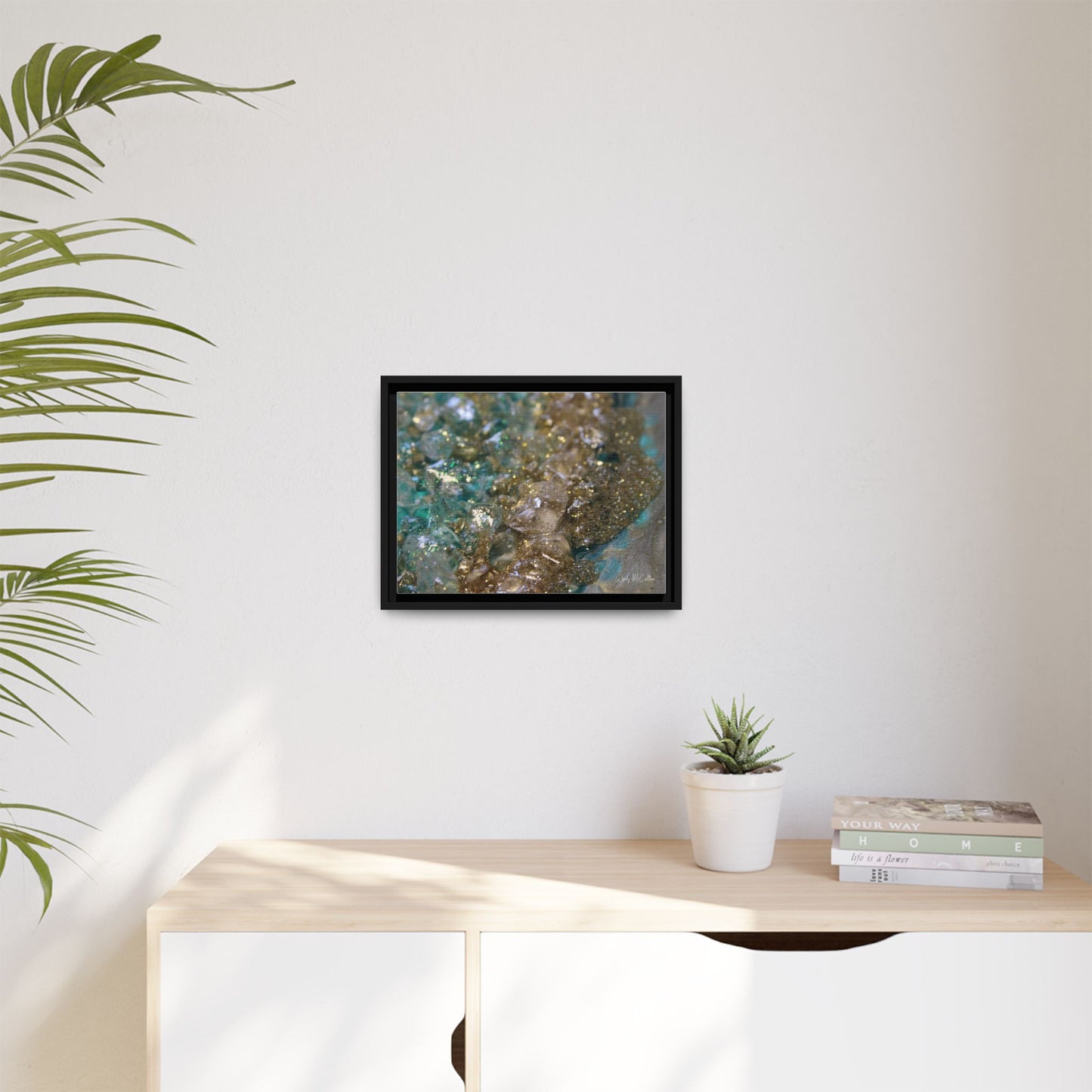 Dioptase Framed Print - Opulence