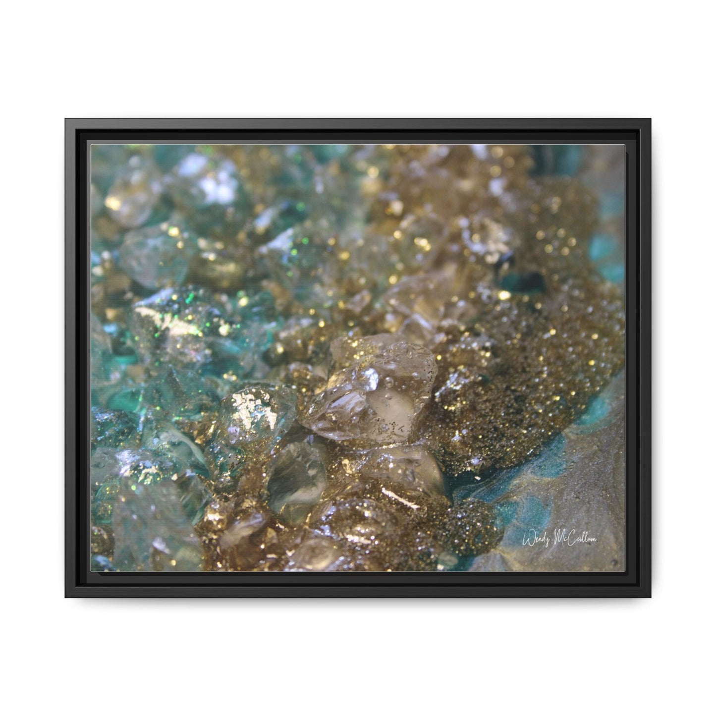 Dioptase Framed Print - Opulence