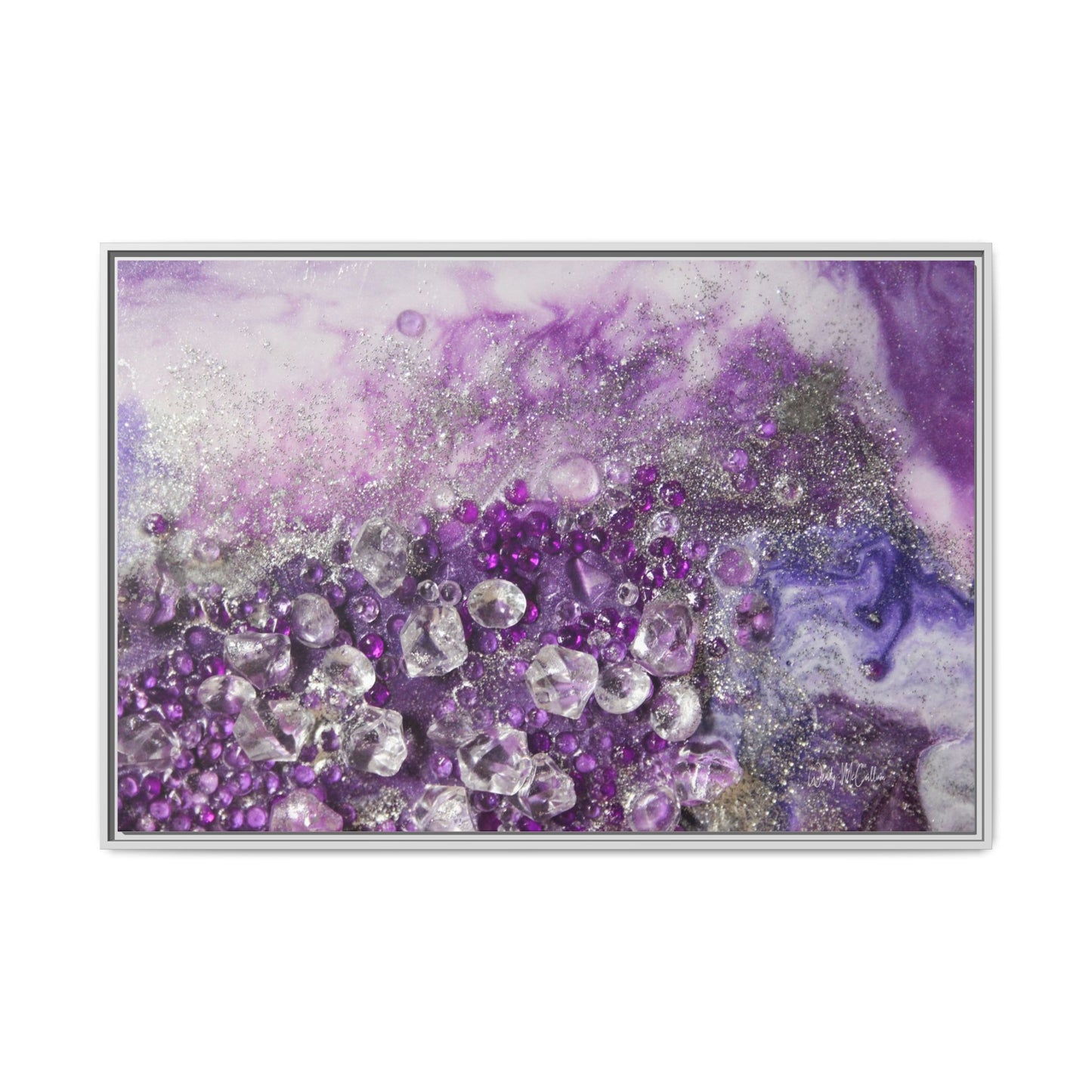 Amethyst Dreams Framed Print - Elegance
