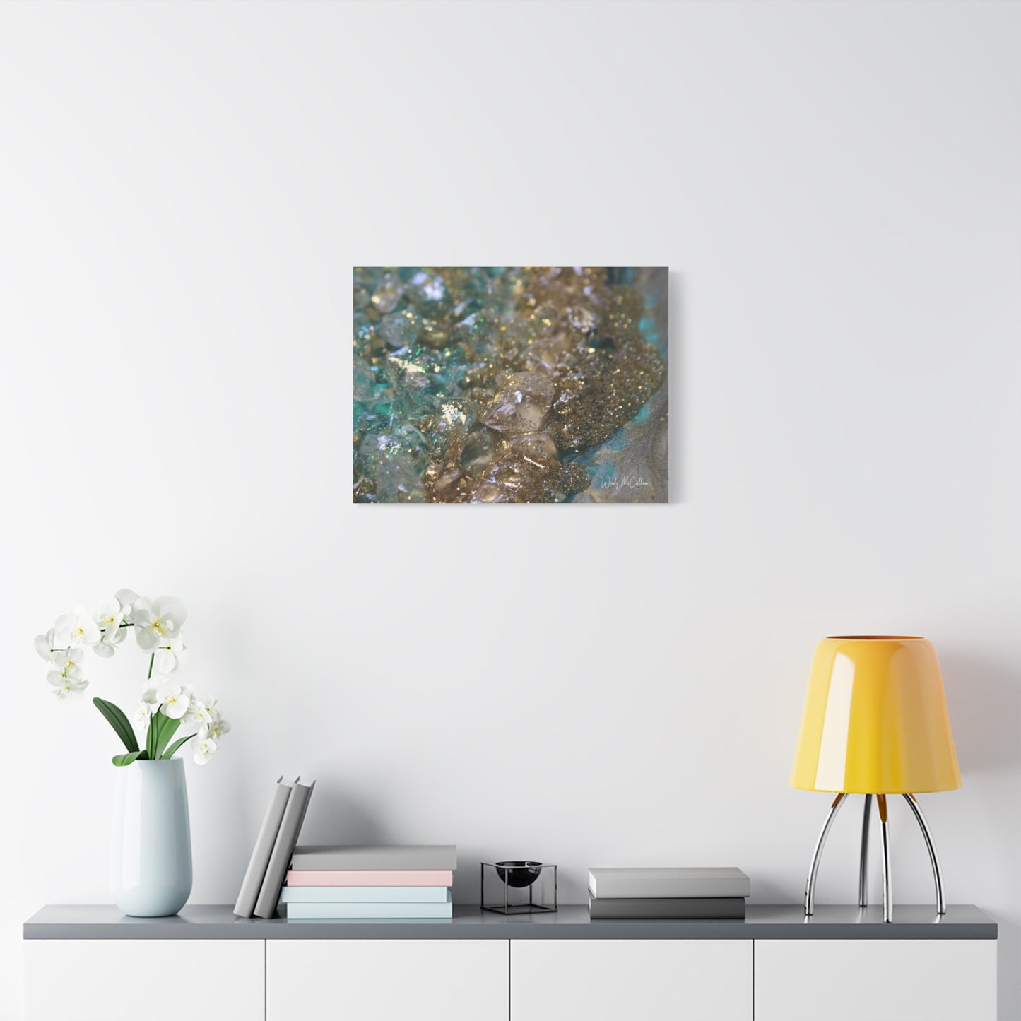 Dioptase Canvas Wall Art - Opulence