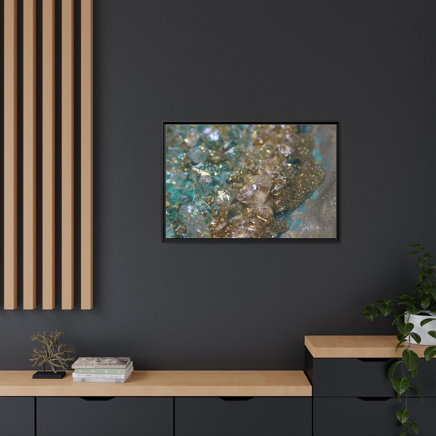 Dioptase Framed Print - Opulence