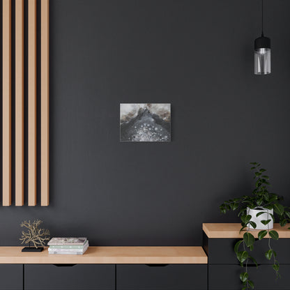 Grey Moonstone Canvas Wall Art - Elegance