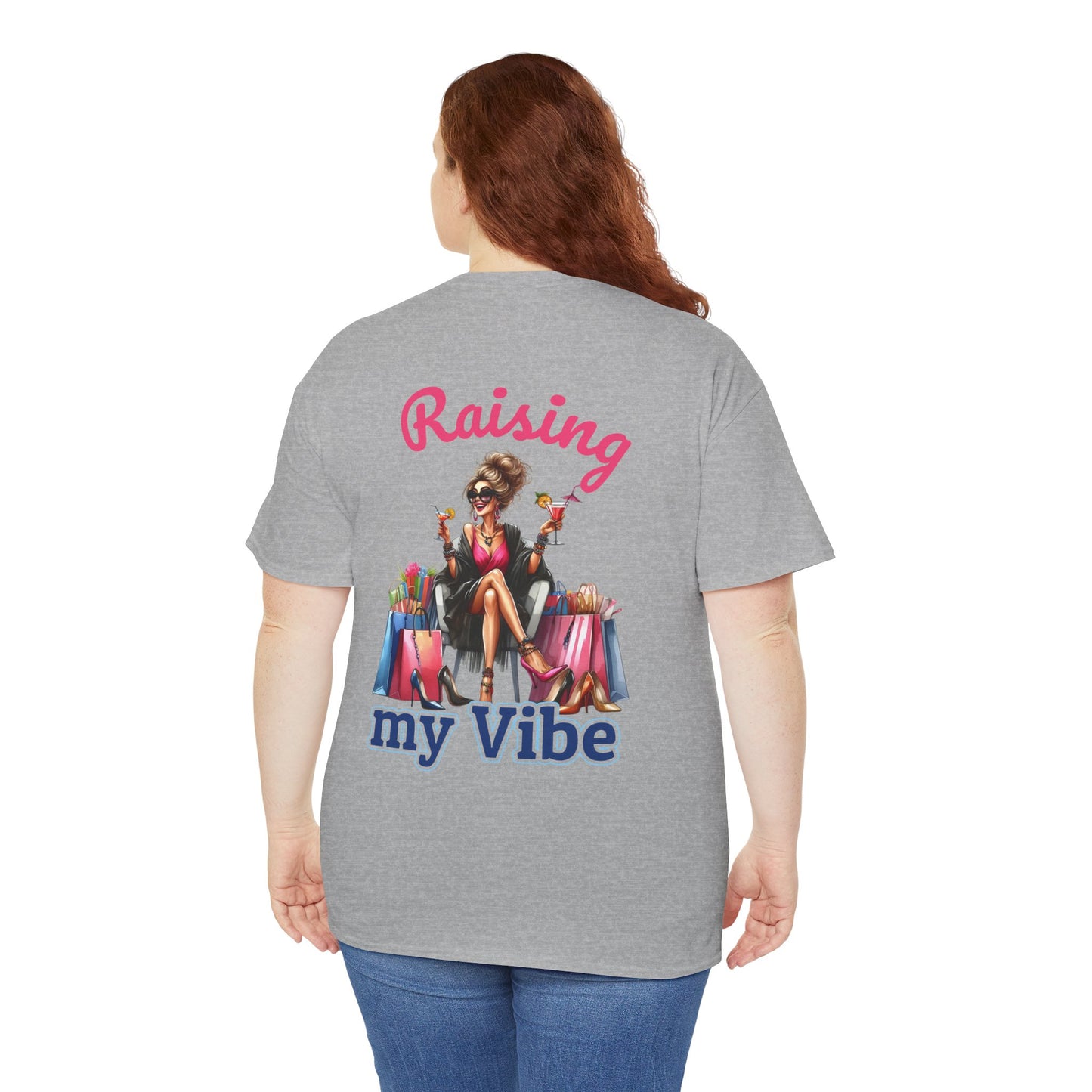 Raising My Vibe – Cool & Sophisticated Lady Graphic T-Shirt