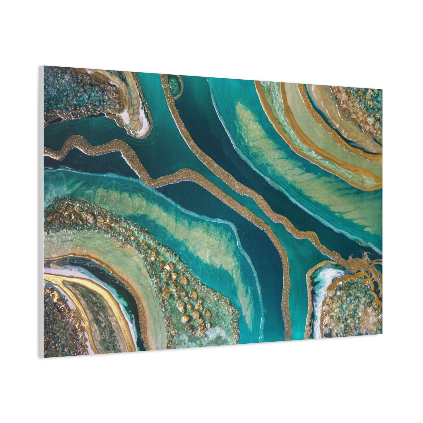 Dioptase Canvas Wall Art - Splendour