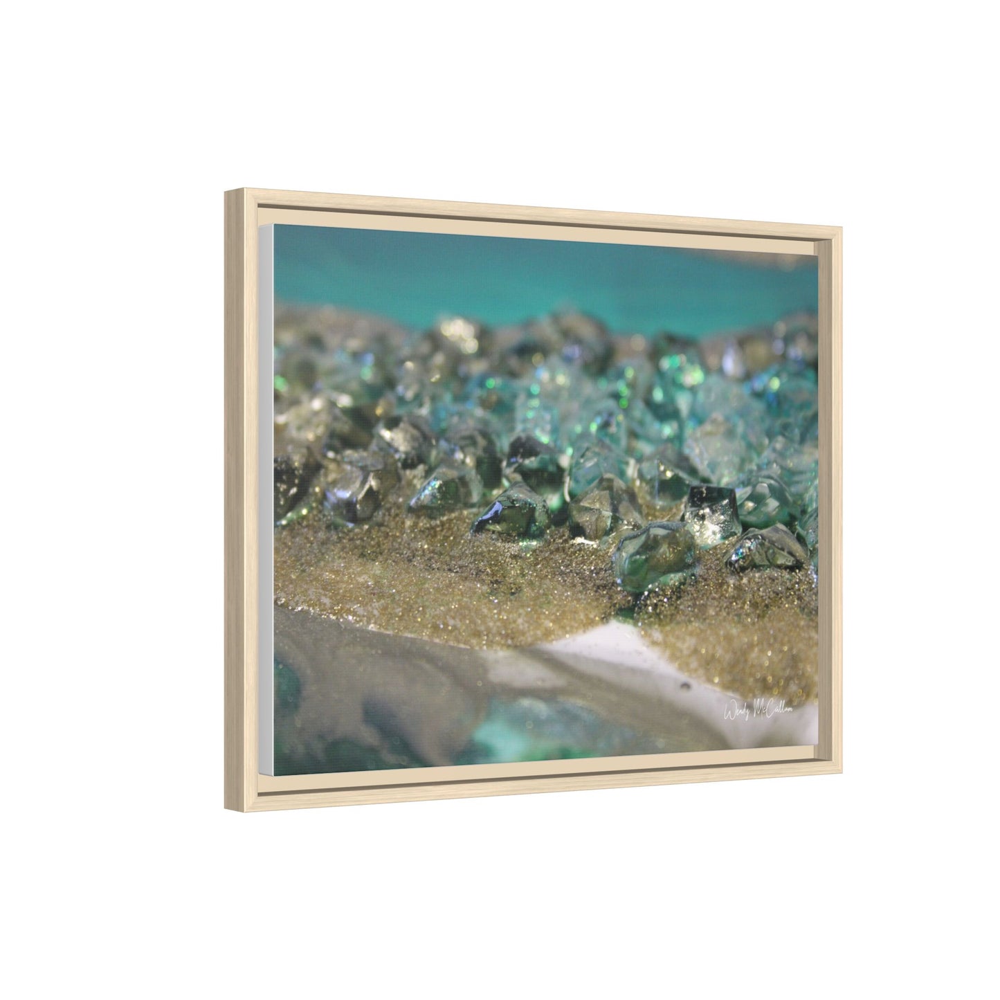 Dioptase Framed Print - Elegance
