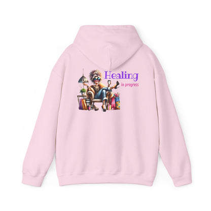 Healing in Progress – Strong Woman Empowerment Hoodie