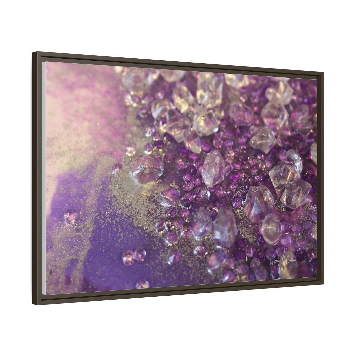Amethyst Dreams Framed Print - Opulence