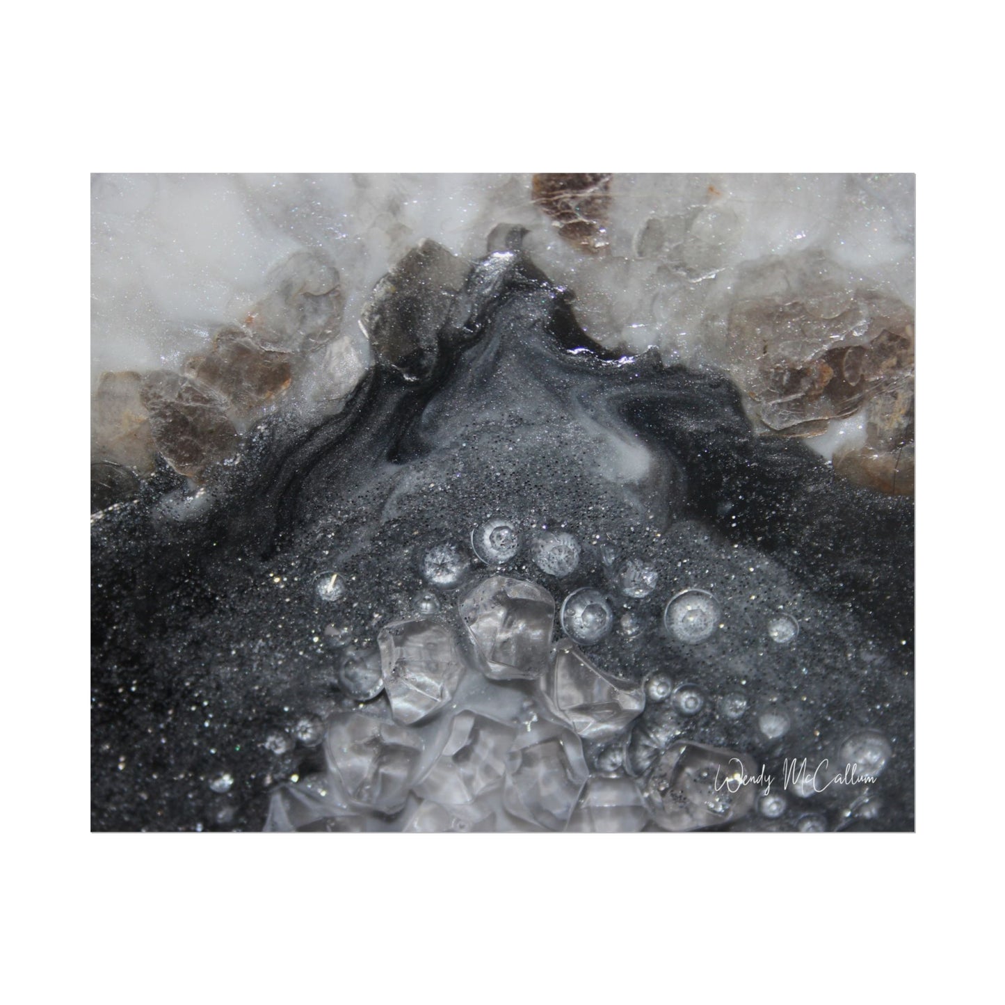Grey Moonstone Fine Art Print - Elegance