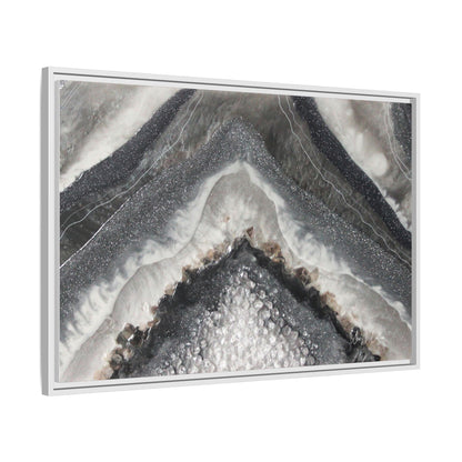 Grey Moonstone Framed Print - Splendour