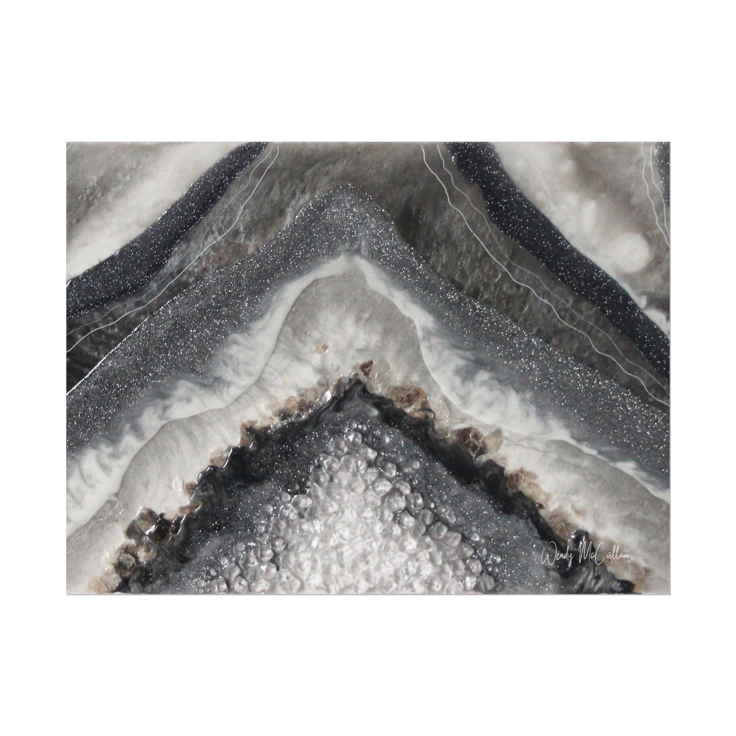 Grey Moonstone Fine Art Print - Splendour