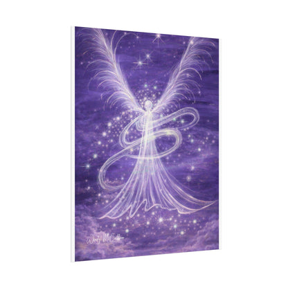 Archangel Zadkiel – Abstract Angel Fine Art Print Compassion, Forgiveness, Transformation