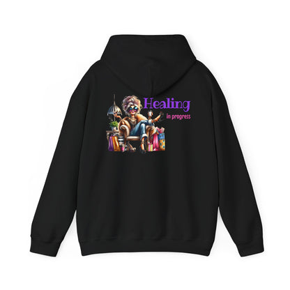 Healing in Progress – Strong Woman Empowerment Hoodie