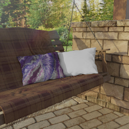 Amethyst Dreams Splendour Outdoor Pillow — Patio Cushion