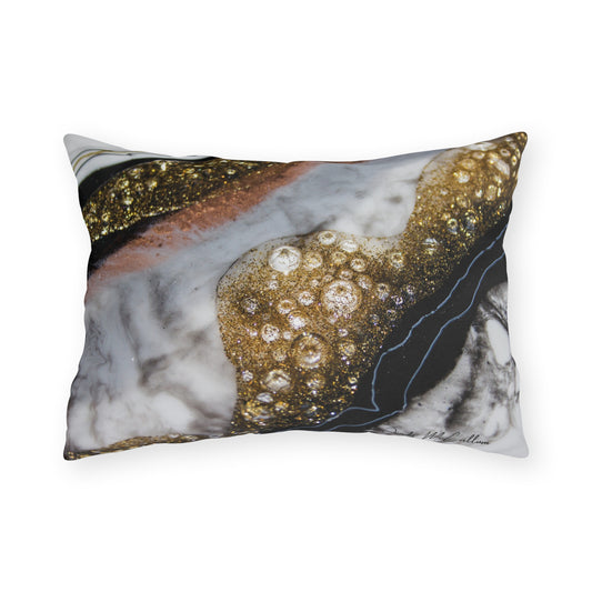 Alchemy Elegance Outdoor Pillow - Patio Cushion