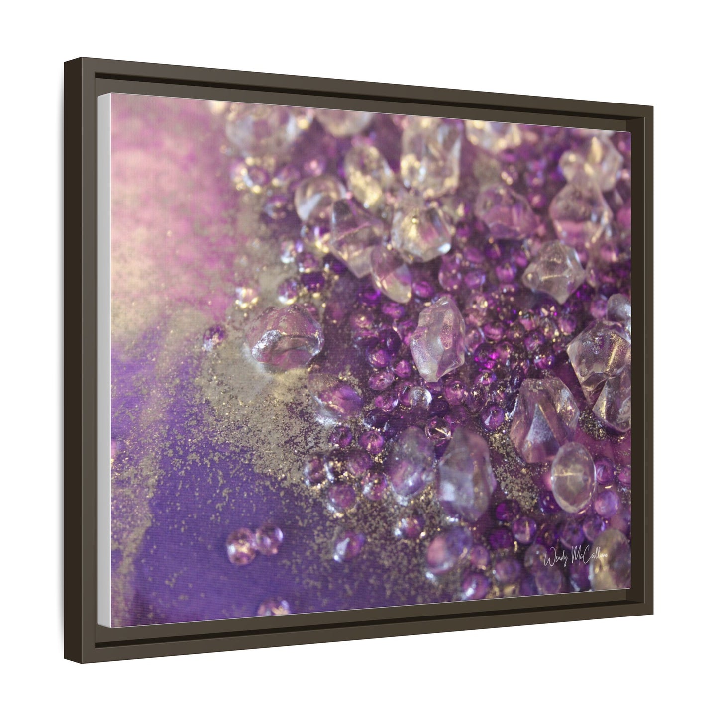 Amethyst Dreams Framed Print - Opulence