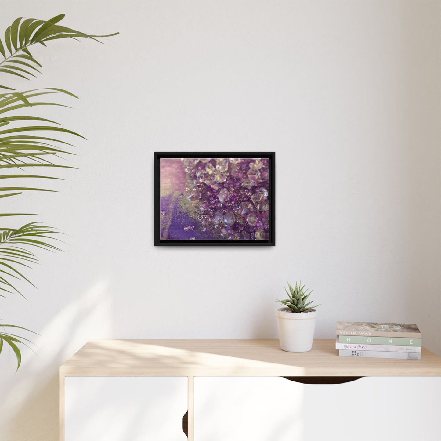 Amethyst Dreams Framed Print - Opulence