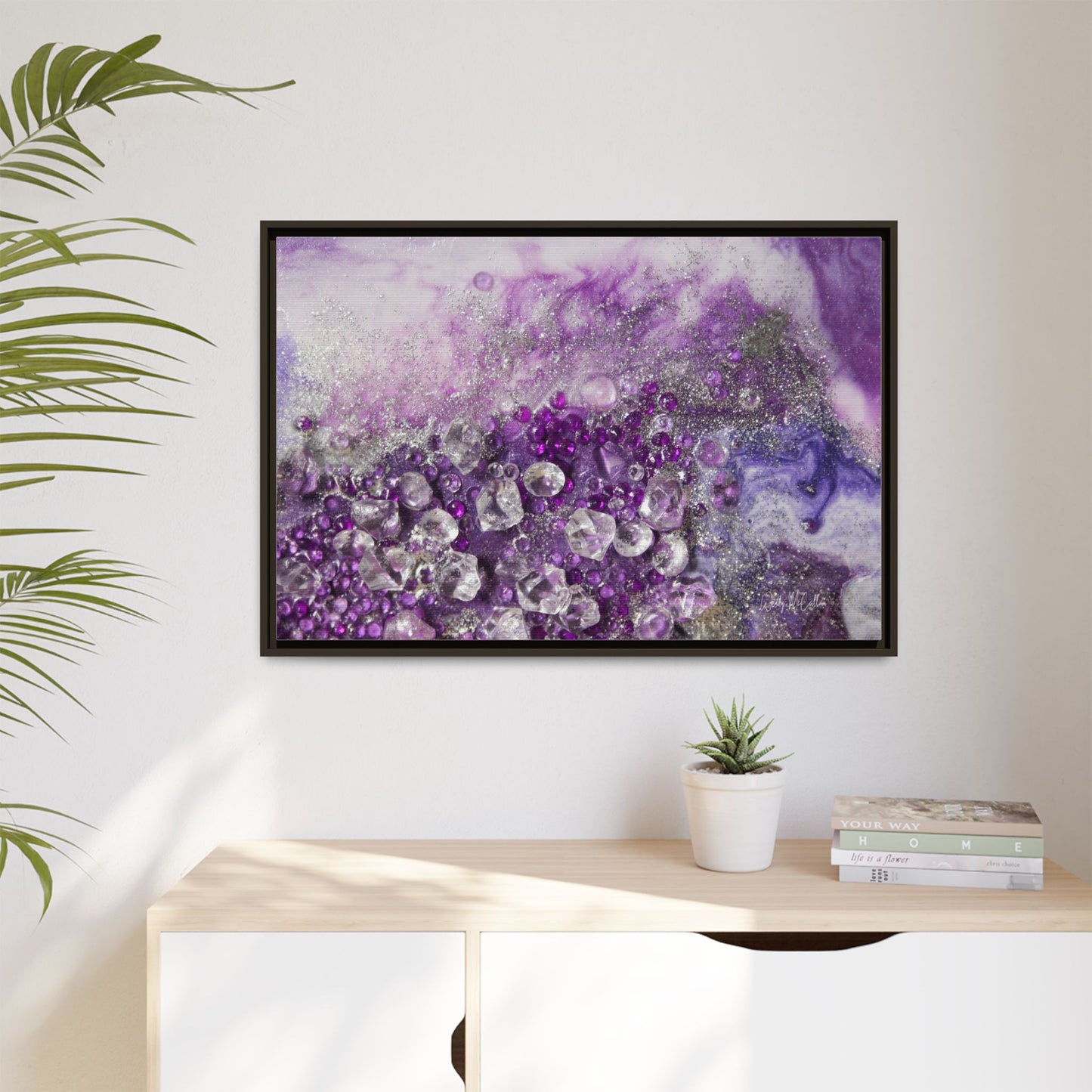 Amethyst Dreams Framed Print - Elegance