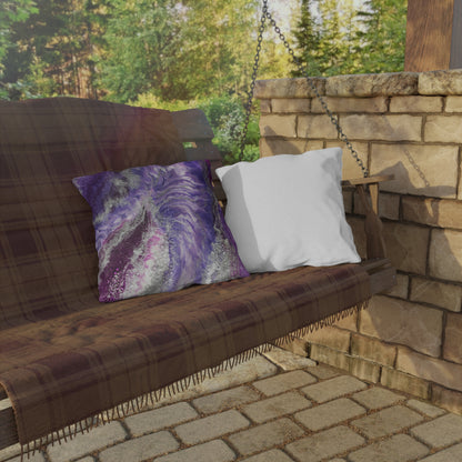 Amethyst Dreams Splendour Outdoor Pillow — Patio Cushion
