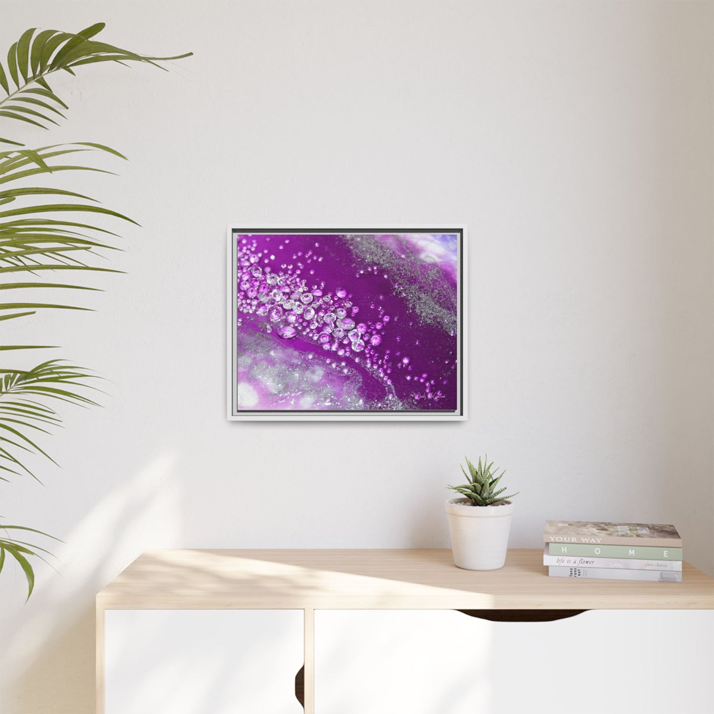 Amethyst Dreams Framed Print - Grace