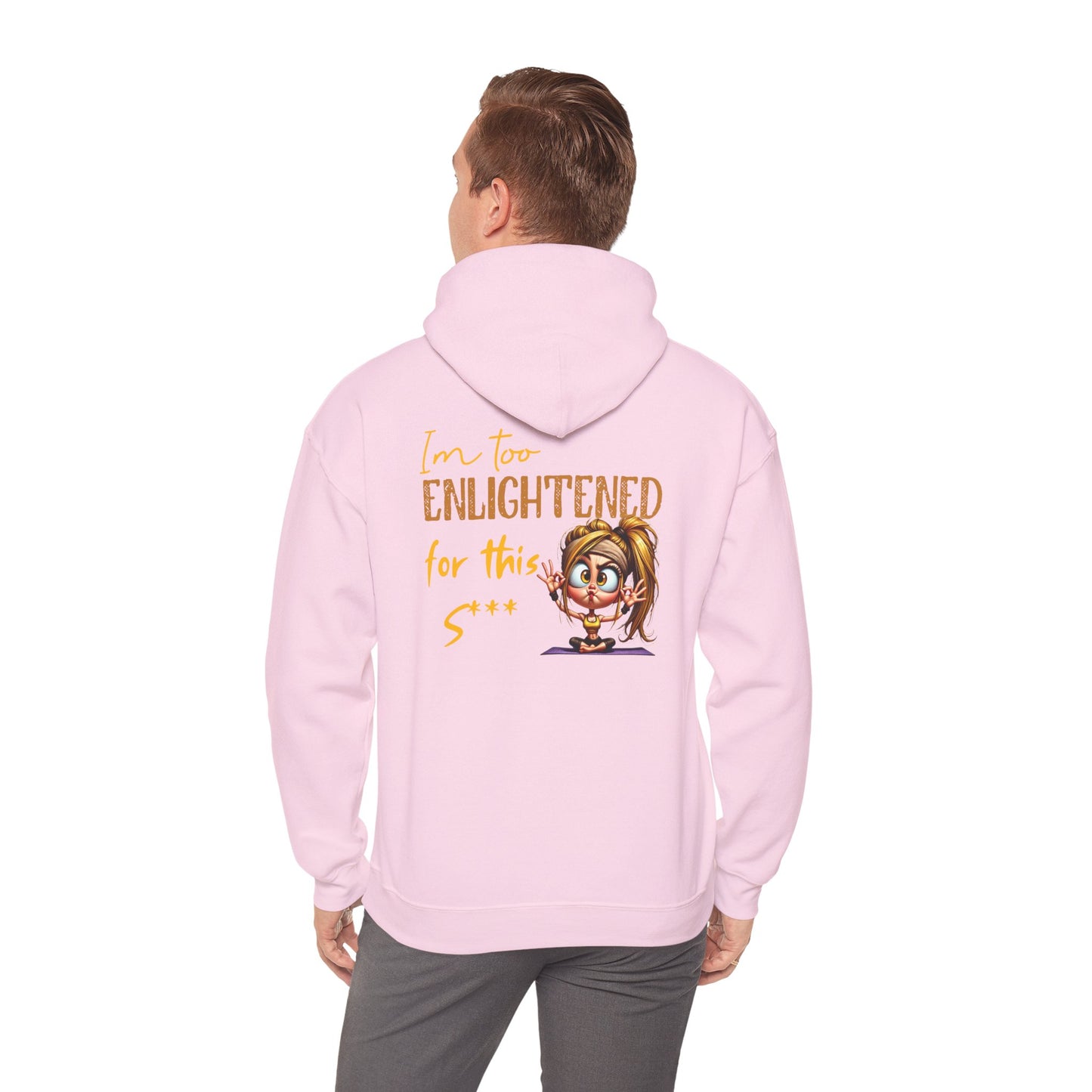 Too Enlightened for This Sh*t – Yoga Girl Meditation Hoodie