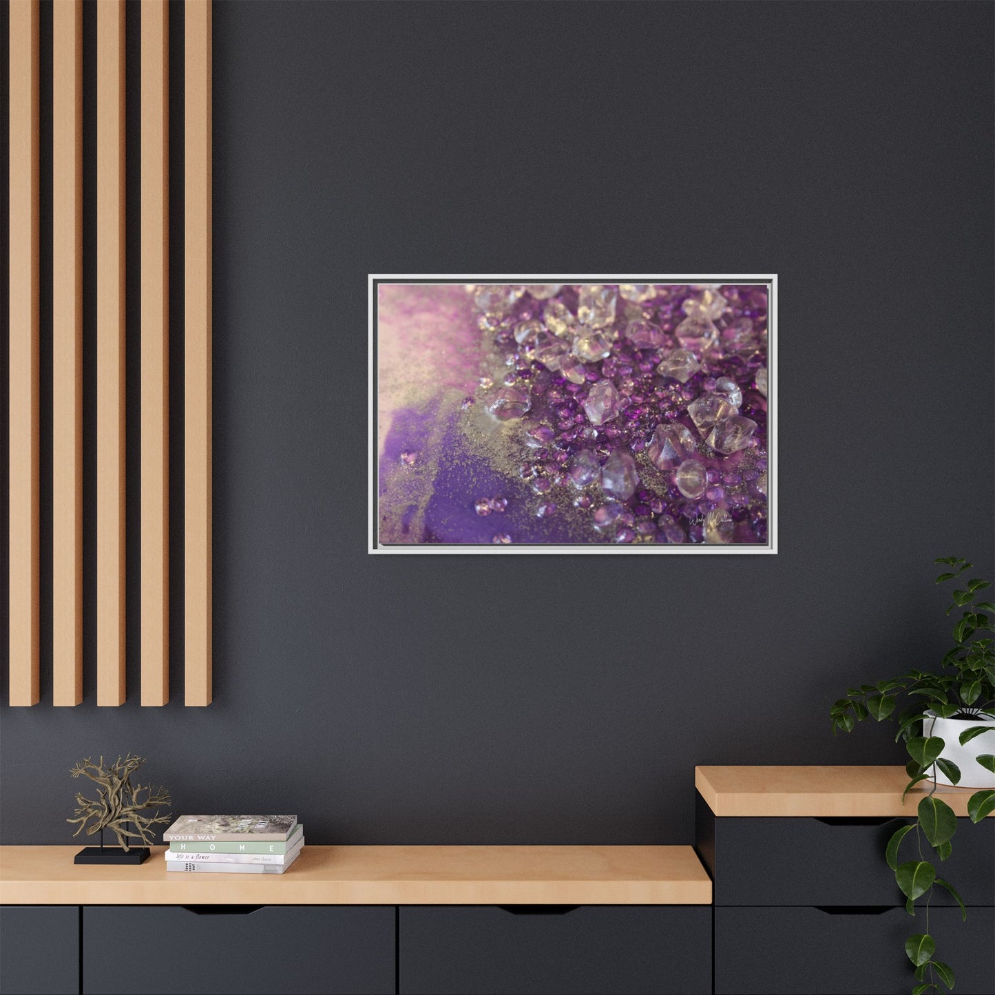 Amethyst Dreams Framed Print - Opulence