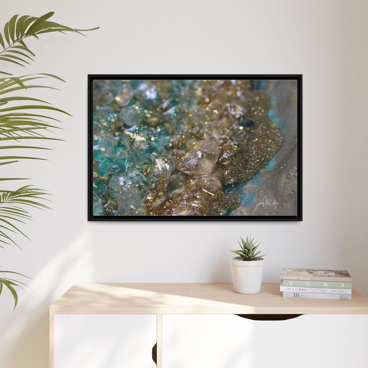 Dioptase Framed Print - Opulence